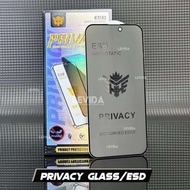 LAYAR Tempered glass full Cover ANTI Static SPY PRIVACY ANTI INTIP full screen ANTI-scratch Huawei M