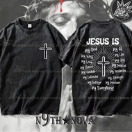 24h Shipping N9THNOVA Jesus God Loves You Good News Washed Vintage Christian T-shirt 4