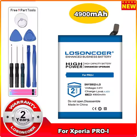 LOSONCOER For Sony Xperia PRO-I SNYSBQ3 Battery Replacement 4900mAh
