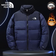 ของแท้นำเข้า oem NORTH FACE Beijia คลาสสิกเสื้อขนเป็ดฤดูหนาวสไตล์คอตั้งใหม่อบอุ่นลำลองขาสั้นกันน้ำเส