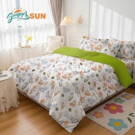 Audrey Garden Mix Bed Cover Set Olive - Summersun09