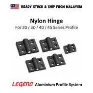 Nylon Profile Door Hinge for 2020 / 3030 / 3040 / 4040 / 4545 Aluminium Profile