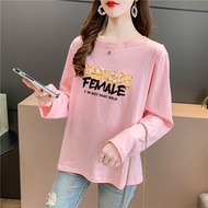 [TSHIRTWOMEN]Baju T Shirt Perempuan Lengan Panjang Muslimah Murah Wanita Tshirt Women Long Sleeve