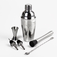 Bartender Set 6 in 1 Cobbler Cocktail Shaker Jigger Bar Spoon