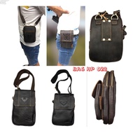 Rush Rider Cowhide Leather Handphone Bag Men Beg Kulit Lembu Lelaki 皮包