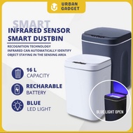 16L Big Volume Smart Intelligent Touchless Smart Sensor Dustbin Home Gadget Trash Can With Lid Garba