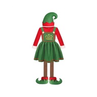 Christmas Children Green Elf Costume Boys Girls Christmas Costume cosplay Ball Christmas Elf Costume