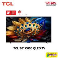 TCL 98" T-SCREEN PRO QLED TV 98C655 (2024 )