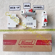 Mcb 1 Phase 20A HIMEL SNI
