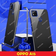 OPPO A15 SOFT CASE TPU PLATING SHINING SILIKON SILICONE BACK COVER
