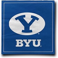 BYU (Bringham Young University) Cougars Luncheon Napkins - Officially Licensed - 12 7/8 x 12 7/8-2-P