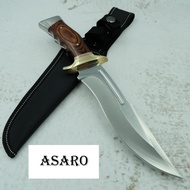 ASARO CL01 Outdoor knife Bowie knife มีดโบวี่ มีดโบวี่ทหาร มีดพกพา มีดเดินป่า มีดแคมป์ปิ้ง มีดใบตาย