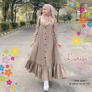 [[ gamis remaja busana muslim gamis baju muslim larisa maxy