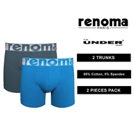 RENOMA 2pcs Men Trunk Cotton Elastane Underwear (REX8082)