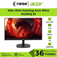 Acer Nitro KG251Q Z1 24.5” FHD 280Hz 1ms FreeSync HDR10 VA Gaming Monitor BH 36T