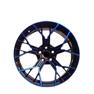TAC15956 BMW forged 18 wheels Black Blue Face 17X7.5J