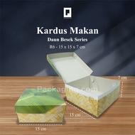 Kraft Box R6 Brown Lace/Cake Box Size 16x16x7/Box R6/SnackboxCake BoxMultipurpose Box