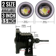 2Pc Car Sport Light Fog Lamp Led Bulb Eagle Eye Angle Halo Ring Projector Accessories Lampu Kereta