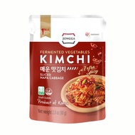 Jongga Sliced Napa Cabbage Kimchi Extra Spicy 80g 매운맛 김치 80g