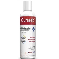 Curaseb Shampoo Antifungal & Antibacterial with Chlorhexidine - 16oz Bexley Labs suited for Cats & D
