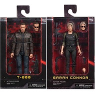 Neca Terminator 2019 Movie Dark Destiny Sarah Connor Elderly Arnold Schwarzenegger T800 Figure