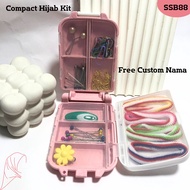 Hijab Kit Compact Hijab Kit/ Organize Hijab/ Safety Pin Container/ Hijab Accessories Hijab Pin/ Safe