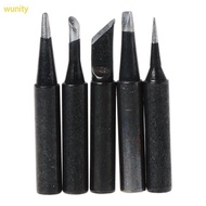Wuni 5 Pcs Lead-Free Soldering Solder Iron Tips 900M-T For Hakko 936 SAIKE 909D 852 9
