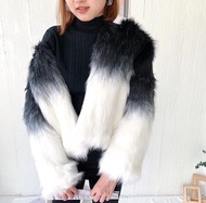 umore.made เฟอร์โค้ท Two-tone Evelyn