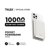 TYLEX XP33 10000mAh Magsafe Magnetic Wireless Powerbank Type-C Super Fast Charge 22.5W Ultra Slim 3 