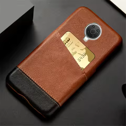 For Nokia G20 Case G21 2022 Card Slot Holder Mixed Splice PU Leather Cover for Nokia G10 Case for Fu