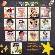 Mail STICKER DECO SEVENTEEN SVT FANMADE