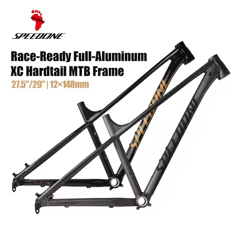 SPEEDONE Racetrack Bike Frame Tapered 26/27.5/29er MTB Ultralight Aluminum Bike Frame Internal Routi