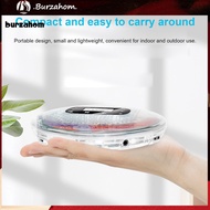 BUR_ CD Player Portable Touch Button Cyclic Speed Reading LCD Display Adults Students Multifunctional Disc Player for Home