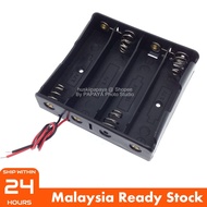 [BEST] 4 slot 18650 Size Battery Holder with Red Black Wire