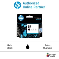 HP 67 Black Color Original Ink Cartridge 3YM56AA 3YM55AA for 2722