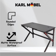Gaming table Meja gaming Study office desk - Bangku komputer ofis pejabat - 120 140 160 cm - Water p