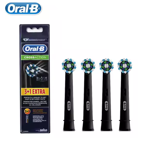 Oral B Electric Toothbrush Heads EB50 Replacement Cross Action Deep Cleaning Gum Care Teeth Brush He