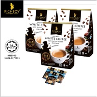 (J) [3 Packet Bundle] Richboy 3in1 Instant White Coffee - FREE 3 Sachet Richboy Blue Mountain Coffee