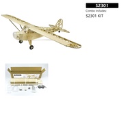 Piper J3 Cub RC Plane Kit 1200mm Wingspan Balsa Wood Glider Laser Cut DIY Model Airplane