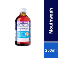 Bactidol Sore Throat & Ulcers Fast Relief Mouthwash 250ml