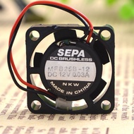 YY SEPA MFB25B-12 12V R 0.03A 2.2507 2WIRES COMPUTER COOLING FAN