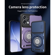Lens Sliding Window with Bracket Mobile Phone Protective Case Suitable for REALME C61/C63/NOTE60/NAR