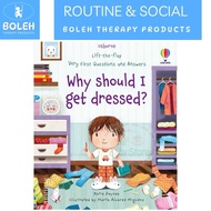 BOLEH Usborne Why should I get dressed? Speech Therapy Daily Routine