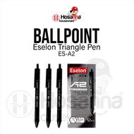 12pcs Pulpen ES-A2 Semi Gel / Ballpoint Gell Eselon