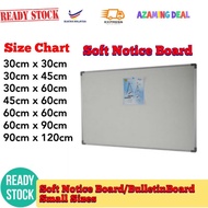 High Quality Notice Board Soft Board | Pin Board | (ALL SIZE READY STOCK) 1x1 1x1.5 1x2 1.5x2 2x2 2x