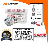 YAMAHA PLUG DRAIN NVX NMAX AVANTIZ SOLARIZ PENUTUP MINYAK HITAM 100% ORIGINAL 54P-E5351-01