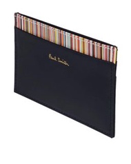 Paul Smith Black Multi Stripe Card Holder