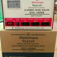 Termurah Stavolt Stabilizer 1000 Watt MATSUNAGA Promo Diskon