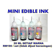 MINI Edible Ink,Food Ink, Halal for Edible Image Printer CANON, HALAL JAKIM, Wholesale, {READYSTOCK}, Malaysia