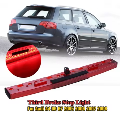 High Level Third Rear Brake Stop Light 8E5945097C Replacement Parts For Audi A4 RS4 S4 B6 B7 2001-20